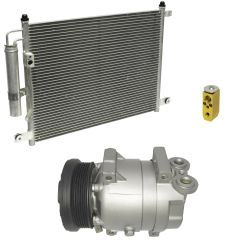 2005 Pontiac Wave Base 1.6L Compressor and Condenser Kit (KT DI82A)