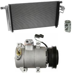 2009 Kia Rio SX 1.6L Compressor and Condenser Kit (KT DI89A-N)