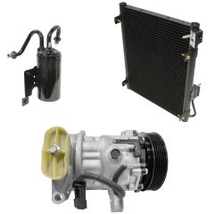 2002 Dodge Ram 1500 ST 3.7L Compressor and Condenser Kit (KT E000A-N)