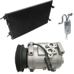 2001 Chrysler PT Cruiser Limited 2.4L Compressor and Condenser Kit (KT E038A)