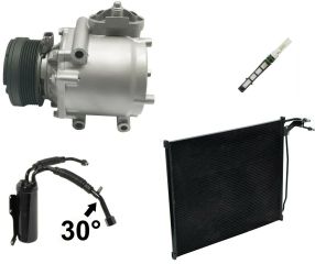 2003 Ford E-150 Club Wagon XL 5.4L Compressor and Condenser Kit (KT E050A-N)