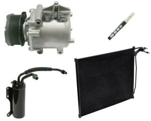 2007 Ford E-450 Super Duty Base 6.0L Compressor and Condenser Kit (KT E057B-N)