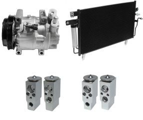 2004 Nissan Pathfinder Armada SE 5.6L Compressor and Condenser Kit (KT E063A-N)
