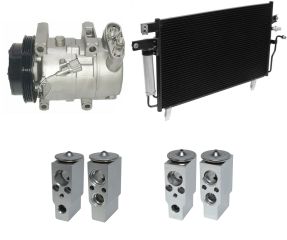 2004 Nissan Pathfinder Armada SE 5.6L Compressor and Condenser Kit (KT E063A)