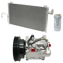 2001 Mazda Protege LX 2.0L Compressor and Condenser Kit (KT E076A)