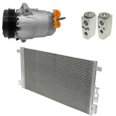 2006 Chevrolet Malibu LS 2.2L Compressor and Condenser Kit (KT E082A-N)