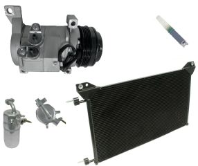 2006 GMC Sierra 3500 SL 8.1L Compressor and Condenser Kit (KT E091A-N)