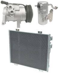 2009 Mitsubishi Raider LS 3.7L Compressor and Condenser Kit (KT EA28A)