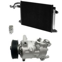 2010 Audi A3 Cabrio 1.8L Compressor and Condenser Kit (KT EA43A-N)