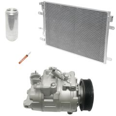 2008 Audi A4 Base 2.0L Compressor and Condenser Kit (KT EA45A)