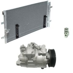2010 Audi A4 Trendy Plus 2.0L Compressor and Condenser Kit (KT EA46A-N)