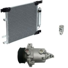 2012 Nissan Versa Advance 1.6L Compressor and Condenser Kit (KT EA63A)