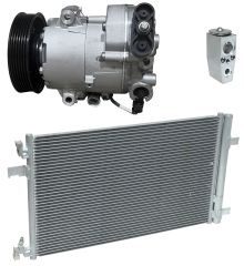 2011 Chevrolet Cruze LTZ 1.4L Compressor and Condenser Kit (KT EA73A-N)