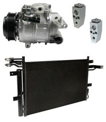 2013 Lincoln MKT Base 3.7L Compressor and Condenser Kit (KT EA89A-N)