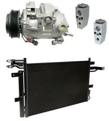2013 Lincoln MKT Base 3.7L Compressor and Condenser Kit (KT EA89A)