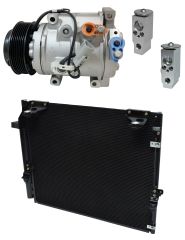 2013 Toyota Land Cruiser VX 5.7L Compressor and Condenser Kit (KT EA98A-N)
