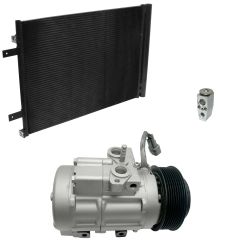 2014 Ford F-450 Super Duty Base 6.8L Compressor and Condenser Kit (KT EC05A-N)