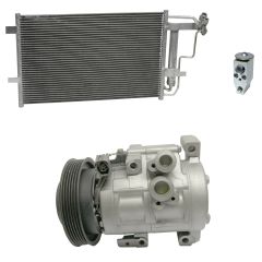 2010 Mazda 3 S 2.5L Compressor and Condenser Kit (KT EC35A-N)