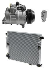 2007 Cadillac STS Base 3.6L Compressor and Condenser Kit (KT EC37B)