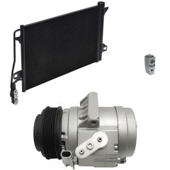 2010 Ford Fusion S 2.5L Compressor and Condenser Kit (KT EC44A)