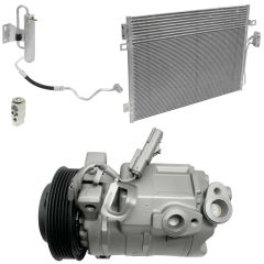 2009 Dodge Journey SE 2.4L Compressor and Condenser Kit (KT EC57A-N)