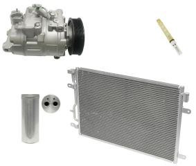 2004 Audi A4 Quattro Base 3.0L Compressor and Condenser Kit (KT EC70B)