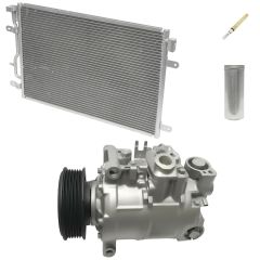 2003 Audi A4 Luxury 1.8L Compressor and Condenser Kit (KT EC71B-N)