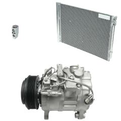 2014 BMW 535d Base 3.0L Compressor and Condenser Kit (KT EC80A)