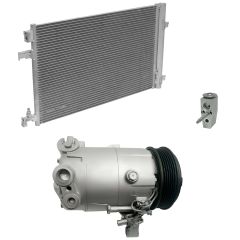 2018 Chevrolet Impala LS 3.6L Compressor and Condenser Kit (KT EC85A-N)