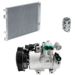 2013 Hyundai Accent GS 1.6L Compressor and Condenser Kit (KT ED20B-N)