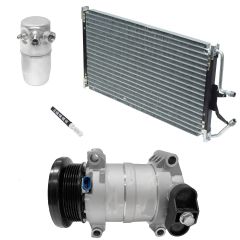 2000 Chevrolet C1500 Base 4.3L Compressor and Condenser Kit (KT ED41A-N)