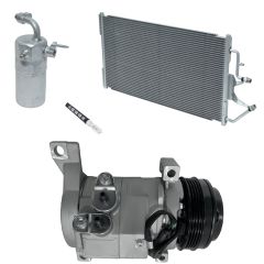 2001 Chevrolet C3500HD Base 8.1L Compressor and Condenser Kit (KT ED42A-N)