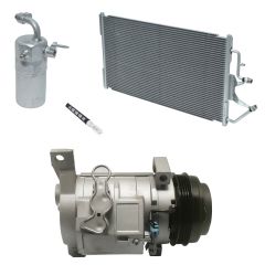 2001 Chevrolet C3500HD Base 8.1L Compressor and Condenser Kit (KT ED42A)
