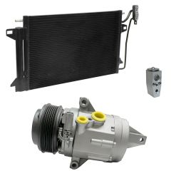 2009 Lincoln MKZ Base 3.5L Compressor and Condenser Kit (KT ED49A)