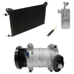 2002 GMC Sierra 1500 Base 4.3L Compressor and Condenser Kit (KT ED79A-N)