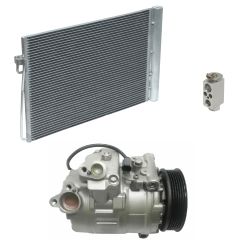 2009 BMW 528i Base 3.0L Compressor and Condenser Kit (KT ED85A)