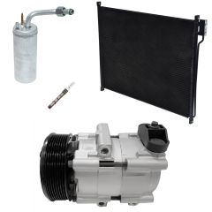 2005 Ford Excursion XLS 5.4L Compressor and Condenser Kit (KT EE04A-N)