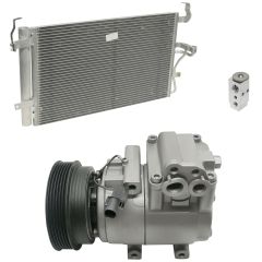 2005 Hyundai Tiburon GT 2.7L Compressor and Condenser Kit (KT EE09A)