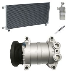 2000 Chevrolet Silverado 1500 Base 4.3L Compressor and Condenser Kit (KT EE10A)
