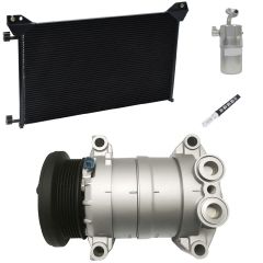 2000 Chevrolet Silverado 1500 Base 4.3L Compressor and Condenser Kit (KT EE10B-N)