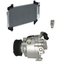 2015 Mitsubishi Outlander Limited 2.4L Compressor and Condenser Kit (KT EE62A)
