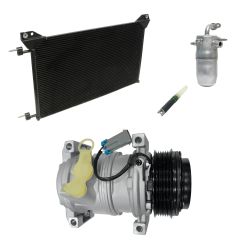 2007 GMC Sierra 1500 Classic SL 4.3L Compressor and Condenser Kit (KT EE93A-N)