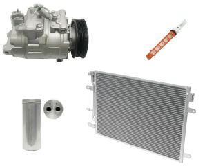 2006 Audi A4 Luxury 1.8L Compressor and Condenser Kit (KT EE96A)