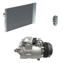 2005 BMW 525i Base 2.5L Compressor and Condenser Kit (KT EE97A-N)