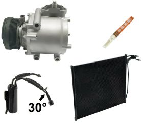 2001 Ford E-150 Econoline Base 4.2L Compressor and Condenser Kit (KT EF07A)