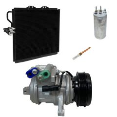 2006 Jeep TJ Sport 4.0L Compressor and Condenser Kit (KT EF19A-N)