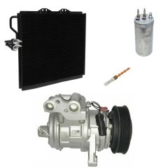 2006 Jeep TJ Sport 4.0L Compressor and Condenser Kit (KT EF19A)