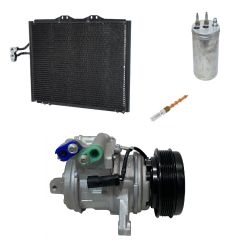 2003 Jeep TJ Sport 4.0L Compressor and Condenser Kit (KT EF19B-N)