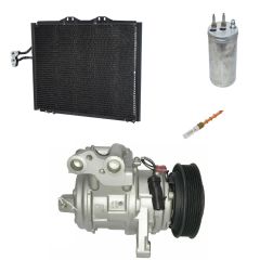 2003 Jeep TJ Sport 4.0L Compressor and Condenser Kit (KT EF19B)