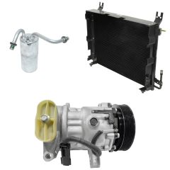 2002 Dodge Ram 3500 Base 5.9L Compressor and Condenser Kit (KT EF20A-N)